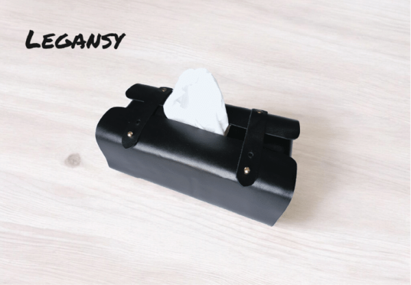 Leather Tissue box BL 02