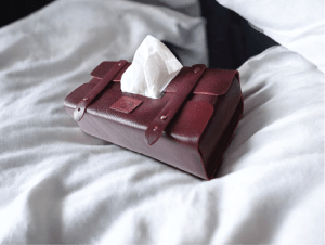Leather Tissue box DR 01