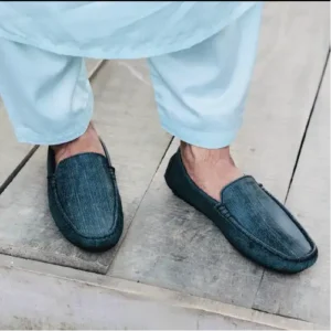 Denim Leather Loafer